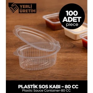 Plastik Sos Kabı – 80 cc – 100 Adet