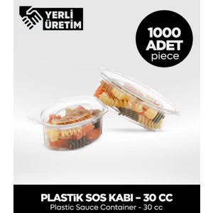 Plastik Sos Kabı – 30 cc – 1.000 Adet