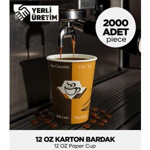 12 Oz Karton Bardak 2.000 Adet