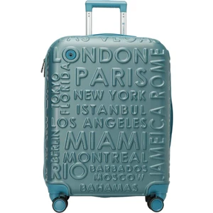 Lugano -B Abs 5pr Mavi Unisex Büyük Boy Valiz