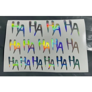 Hahaha Sticker Hologram