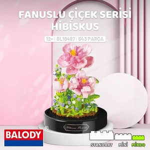 Ctoy Fanuslu Çiçek Serisi Hibiskus LEGO Seti 543 Parça