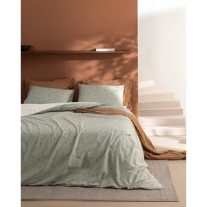 Madame Coco Afrodille Tek Kişilik %100 Pamuk Ranforce Baskılı Nevresim Takımı - Mint Yeşili