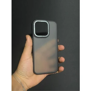 İphone 15 Pro Max Uyumlu Siyah Space Collection Mat Kılıf