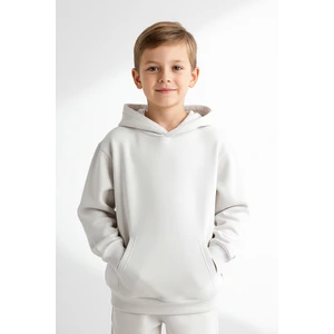 Kapüşonlu Basic Kalın Çocuk Sweatshirt - 26K 1628