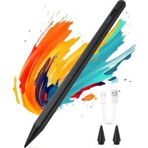 M.TK Moveteck iPad A16 Air 6/7/8/9/10/11/12. Nesil Avuç Içi Red Palm Rejection Tablet Kalemi Stylus Yazı Çizim Pen