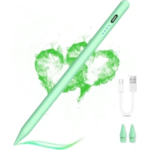 M.TK Moveteck iPad A16 Air 6/7/8/9/10/11/12. Nesil Avuç Içi Red Palm Rejection Tablet Kalemi Stylus Yazı Çizim Pen