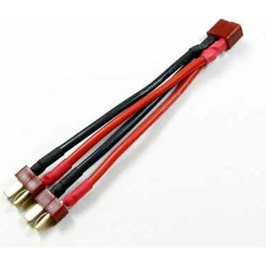 T Plug - Deans Konektör 2-Erkek 1-Dişi Paralel Bağlantı Kablosu