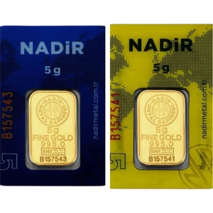 Tuğrul Kuyumculuk 10 Gram (5+5) Külçe Gram Altın 24 Ayar