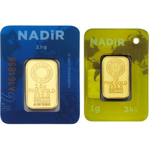 Tuğrul Kuyumculuk 3,5 Gram (2,5+1) Külçe Gram Altın 24 Ayar