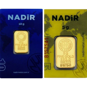 Tuğrul Kuyumculuk 15 Gram (10+5) Külçe Gram Altın 24 Ayar