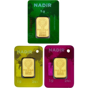 Tuğrul Kuyumculuk 7 Gram (5+2) Külçe Gram Altın 24 Ayar