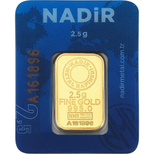 Tuğrul Kuyumculuk 2,5 Gram Külçe Gram Altın 24 Ayar