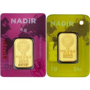 Tuğrul Kuyumculuk 6 Gram (5+1) Külçe Gram Altın 24 Ayar