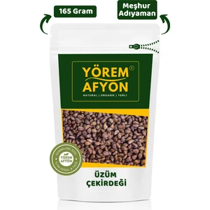 Yörem Afyon Meşhur Adıyaman Besni Dağlarının Doğal Mucizesi Siyah Üzüm Çekirdeği (Vitis Vinifera) | 165GR.