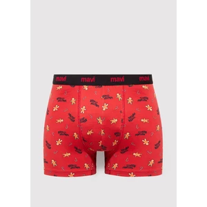 Yılbaşı Temalı Baskılı Boxer 0912133-32421