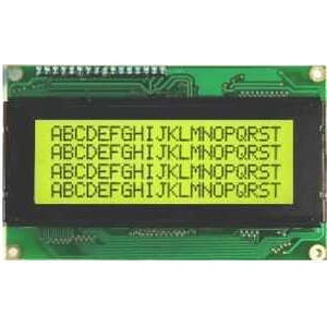 4X20 LCD Ekran, Yeşil Üzerine Siyah