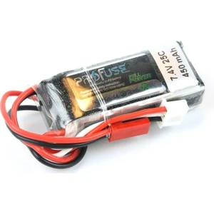 7.4 V 2s Lipo Batarya-Pil 450 Mah 25C