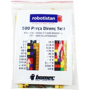 1/4 W Direnç Kiti (500 Adet)