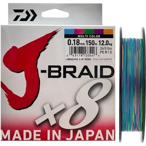 J-Braid 8x Multi Color 150 mt 0.18 mm Ip Misina