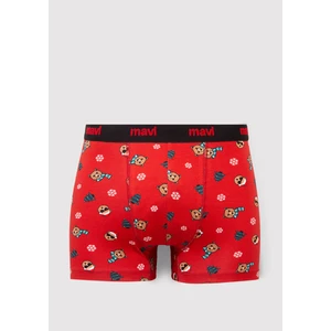 Yılbaşı Temalı Baskılı Boxer 0912135-32421