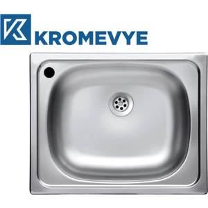 Krom Evye Classic EC-105 Sol Paslanmaz Çelik Mutfak Evyesi