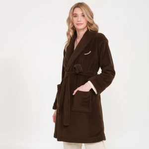 Kadın Welsoft Şal Yaka Polar Sabahlık