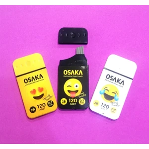 Emojili 120 li 2b Kalem Ucu 75 mm 0.7 mm 3lü Set