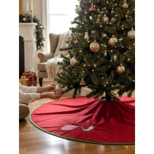 Shules Collection Noel Baba Nakışlı Çam Ağacı Örtüsü (90CM)