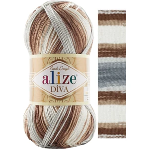 Diva Batik Merserize El Örgü Ipi Renk KODU:5742