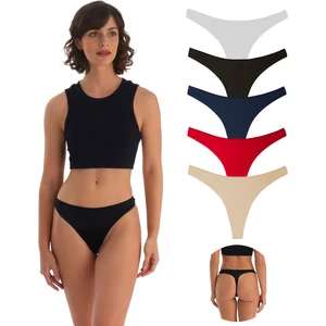 Yohannes Club, Pamuklu Basic Tanga Külot, 5'li Paket, Chiloti Tanga, Konforlu Bel Lastiği