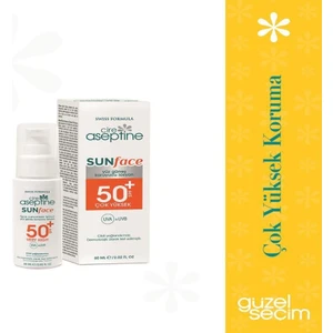 Cire Aseptine Sun Face SPF50+ Yüz Güneş Koruyucu Losyon 60 ml