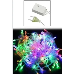 LED Işık 10 Metre Fişli 100 Ampül Multı Functıon Yılbaşı Ağaç Süsü