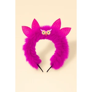 Katia & Bony Çocuk Baykuş Aksesuarlı Taç Pembe