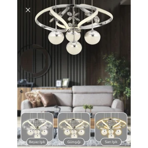 Lüx Aydınlatma Sina 4toplu Ledli Avize