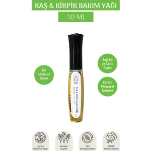 Nalan Sultan | Kaş&Kirpik Bakım Yağı, Canlandırıcı Etki, %100 Bitkisel Yıpranmış Kirpiklere Özel Selvi Yağlı Bakım Yağı (10ml)

