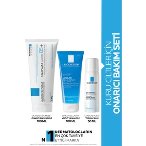 La Roche-Posay Kuru Ciltler İçin Onarıcı Termal Su ve Yıkama Jeli Bakım Seti 100+100+50 ml