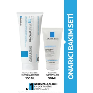 La Roche-Posay Cicaplast Baume Nemlendirici 100 ml Toleriane Caring Wash Temizleyici 50 ml