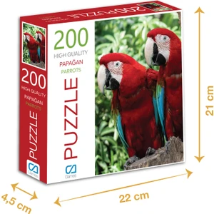 Ca Games Papağan - 200 Parçalı Puzzle