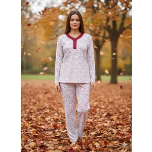 Aysun Tekstil Yeni Ürün!!! Patlı Yaka Iki Iplik Şardonlu Yüzde Yüz Pamuklu Rahat Kalıp Pijama Takımı