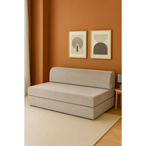 Magic Katlanır Yataklı Koltuk Açık Gri-Çift