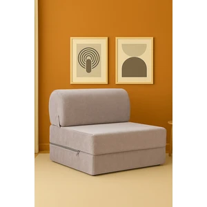 Magic Katlanır Yataklı Koltuk Açık Gri-Tek