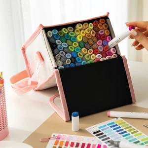 80'li Çift Uçlu Alkol Bazlı Marker Kalem Seti – Fine + Chisel