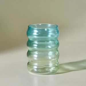 Micheal Cam Latte Bardağı 500 ml Yeşil