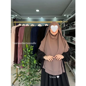 Yüsra Collection Tesettür Gölgeli Oval Sufle