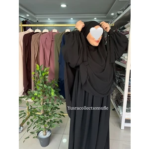 Yüsra Collection Tesettür Gölgeli Oval Sufle