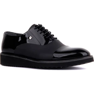 Bağcıklı Siyah Rugan Erkek Günlük Ayakkabı 6590 430 327