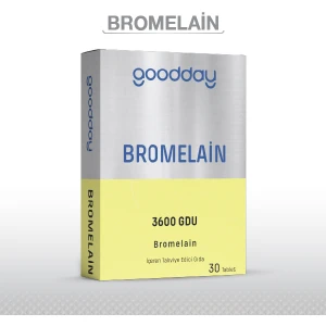 Bromelain Tablet 30 Adet 3600 GDU İçerikli Sporcu Besini Yetişkinler İçin