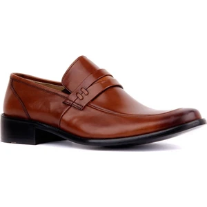 Bağcıksız Taba Deri Erkek Klasik Ayakkabı 1390 875 860