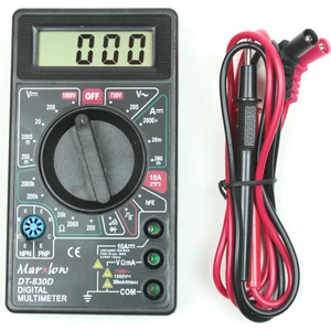 DT-830D Dijital Multimetre Avometre - Digital Ölçü Aleti - Akım, Voltaj, Direnç Ölçer - Marxlow